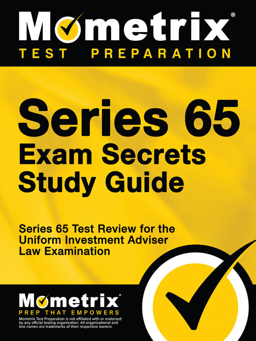 Title details for Series 65 Exam Secrets Study Guide by Series 65 Exam Secrets Test Prep Team - Available